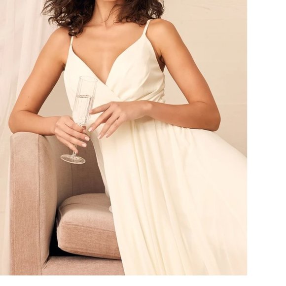 Cream Maxi Dress - NWT - Picture 4 of 7